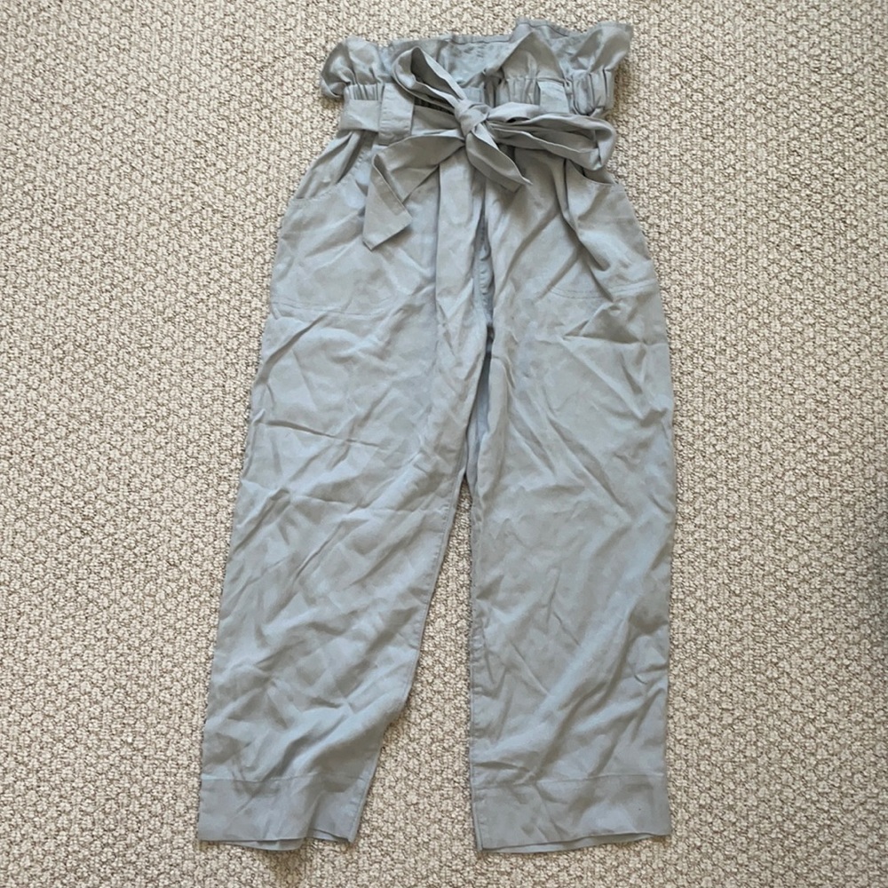 Asos Grey Wide Leg Crop Sz 6
